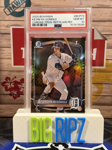 2025 Bowman Chrome Prospects Kevin McGonigle [Reptilian] #BCP-79 card