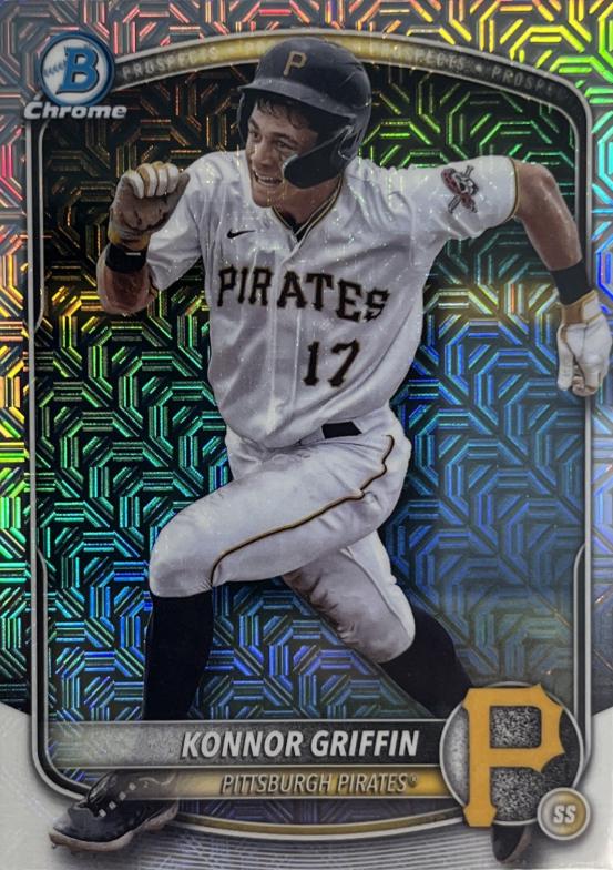 2025 Bowman Chrome Prospects Konnor Griffin [Mojo] #BCP-86 card