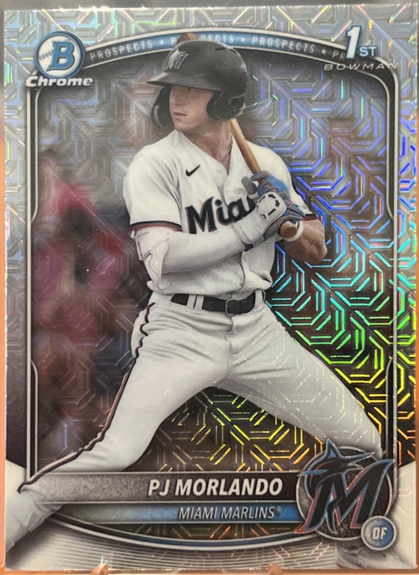 2025 Bowman Chrome Prospects PJ Morlando [Mojo] #BCP-91 card