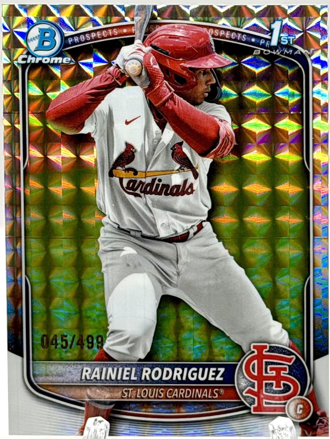 2025 Bowman Chrome Prospects Rainiel Rodriguez [Geometric] #BCP-200 card