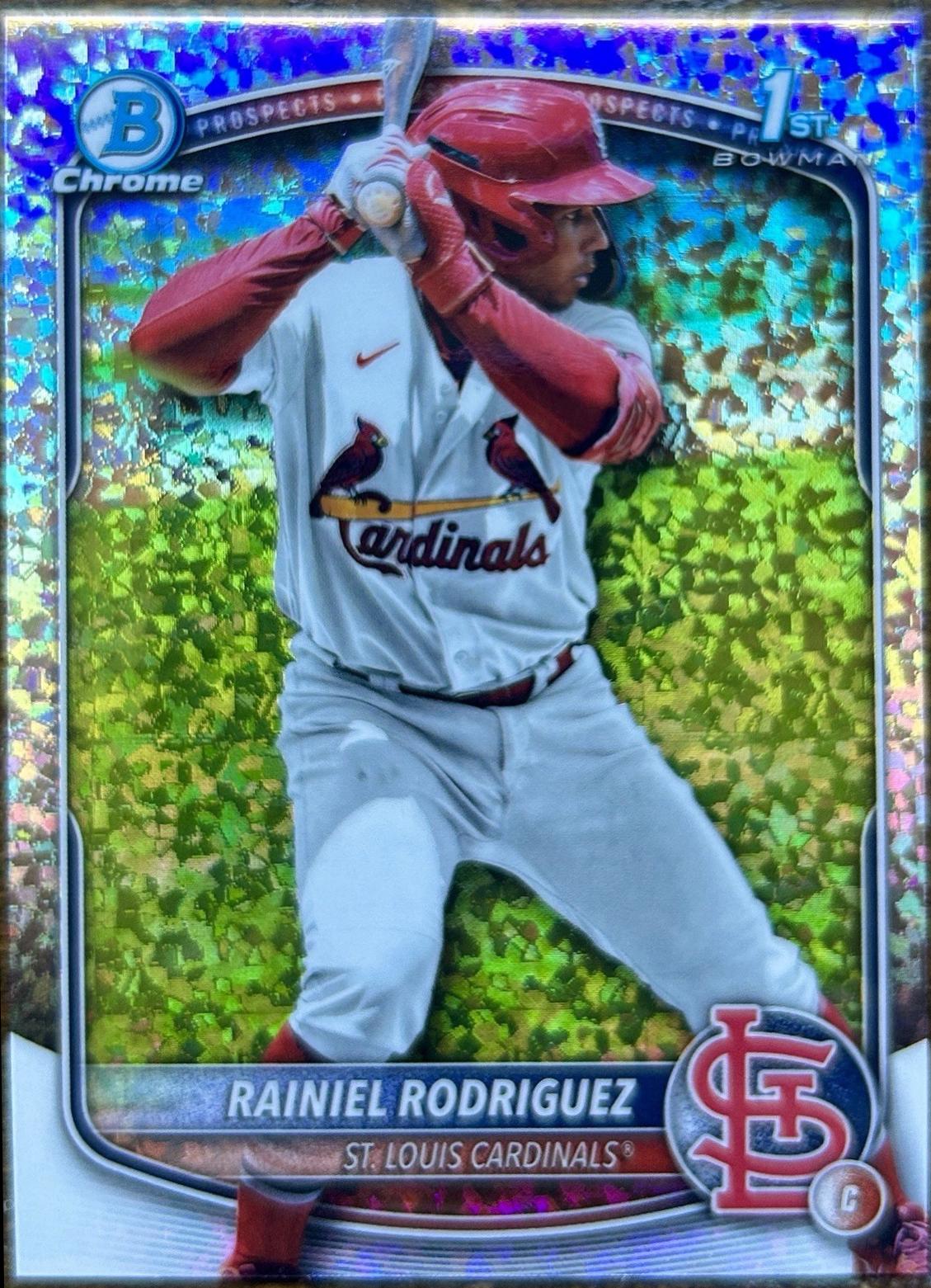 2025 Bowman Chrome Prospects Rainiel Rodriguez [Shimmer] #BCP-200 card