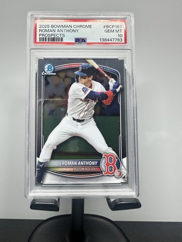 2025 Bowman Chrome Prospects Roman Anthony #BCP-167 card