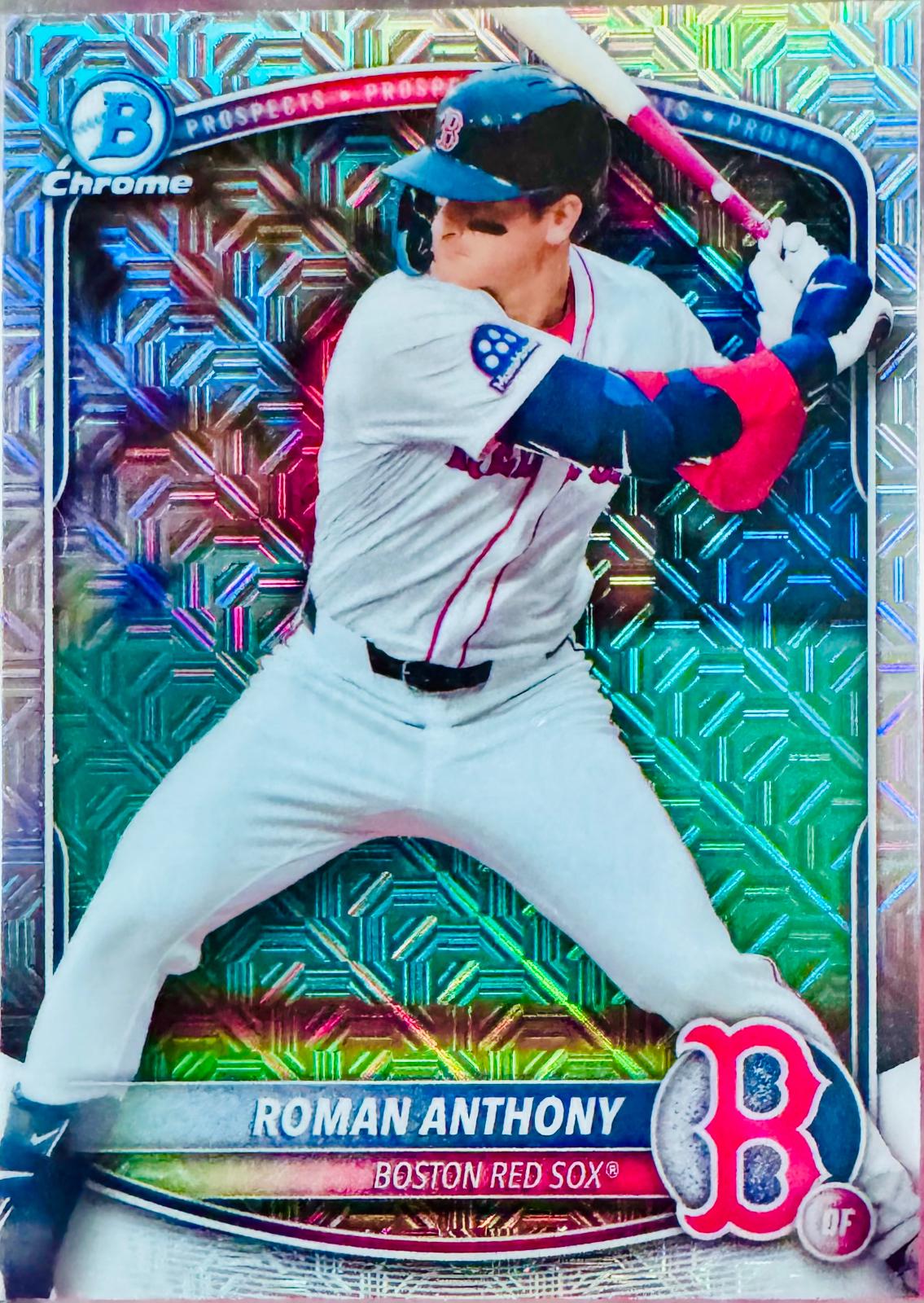 2025 Bowman Chrome Prospects Roman Anthony [Mega Refractor] #BCP-167 card