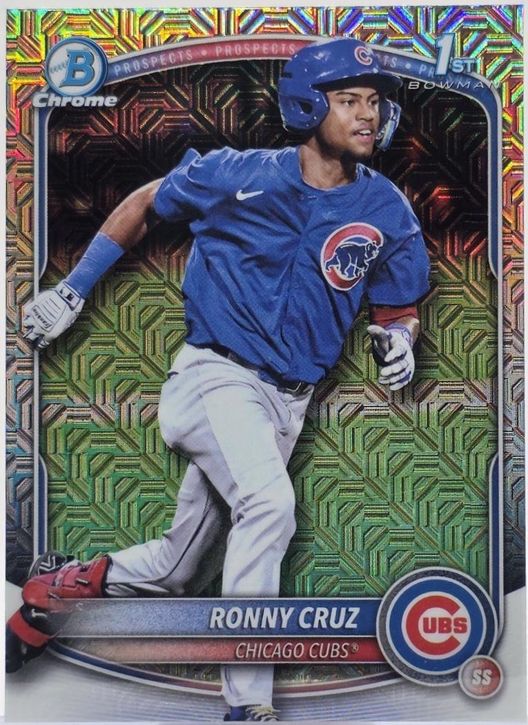 2025 Bowman Chrome Prospects Ronny Cruz [Mojo] #BCP-213 card