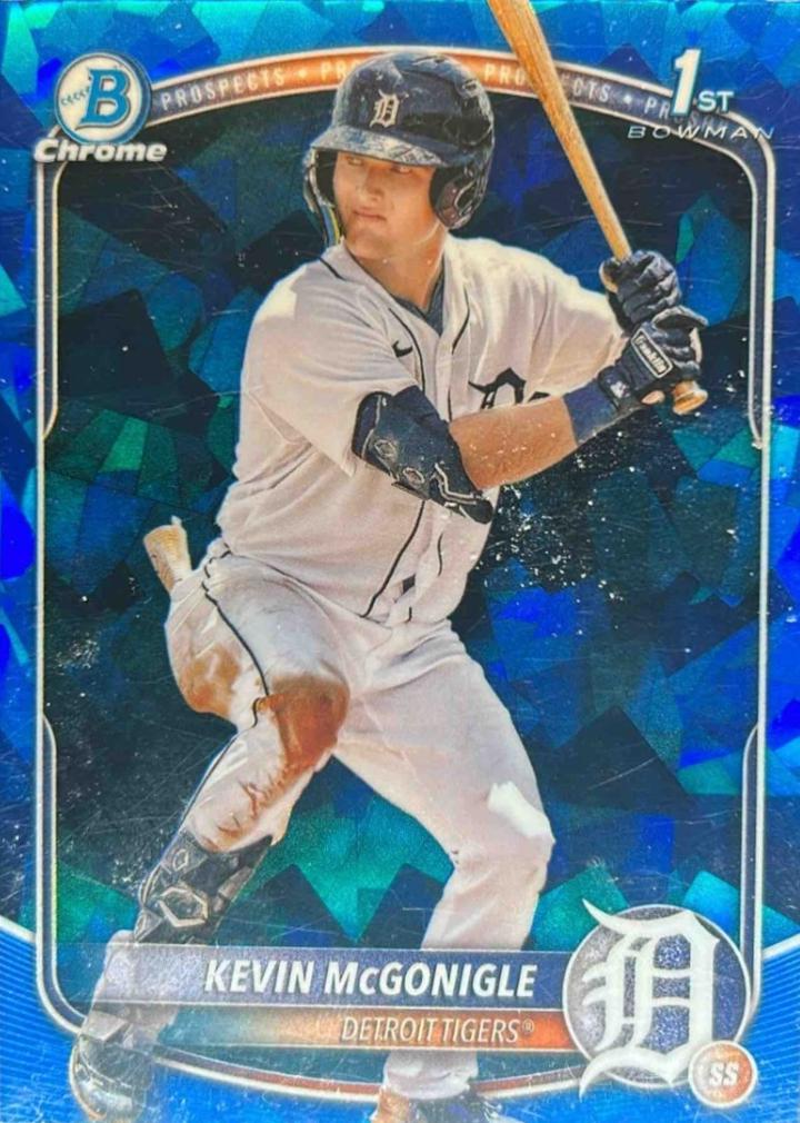 2025 Bowman Chrome Prospects Sapphire Kevin Mcgonigle [Sapphire] #BCP-79 card