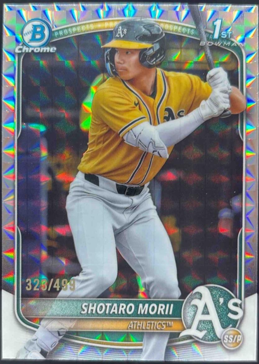 2025 Bowman Chrome Prospects Shotaro Morii [Geometric] #BCP-170 card