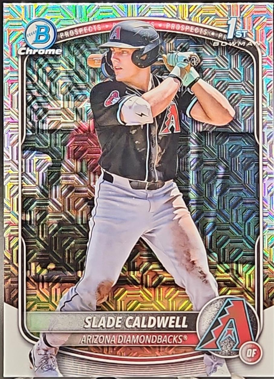 2025 Bowman Chrome Prospects Slade Caldwell [Mojo] #BCP-21 card