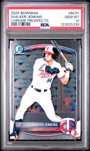 2025 Bowman Chrome Prospects Walker Jenkins #BCP-1 card