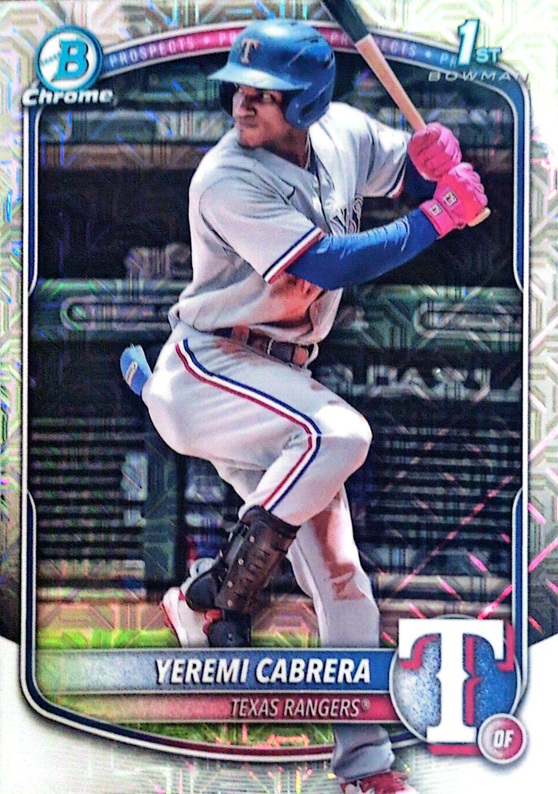 2025 Bowman Chrome Prospects Yeremi Cabrera [Mojo] #BCP-146 card