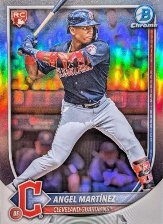 2025 Bowman Chrome Red Rookie Redemption Angel Martinez #68 card