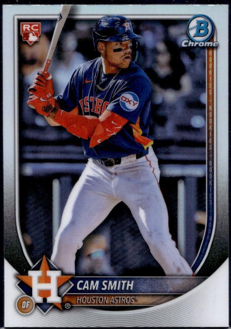 2025 Bowman Chrome Red Rookie Redemption Cam Smith #77 card