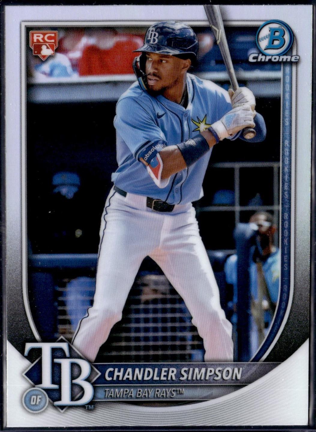 2025 Bowman Chrome Red Rookie Redemption Chandler Simpson #18 card