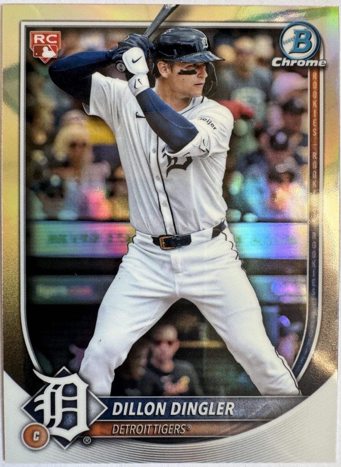 2025 Bowman Chrome Red Rookie Redemption Dillon Dingler #41 card