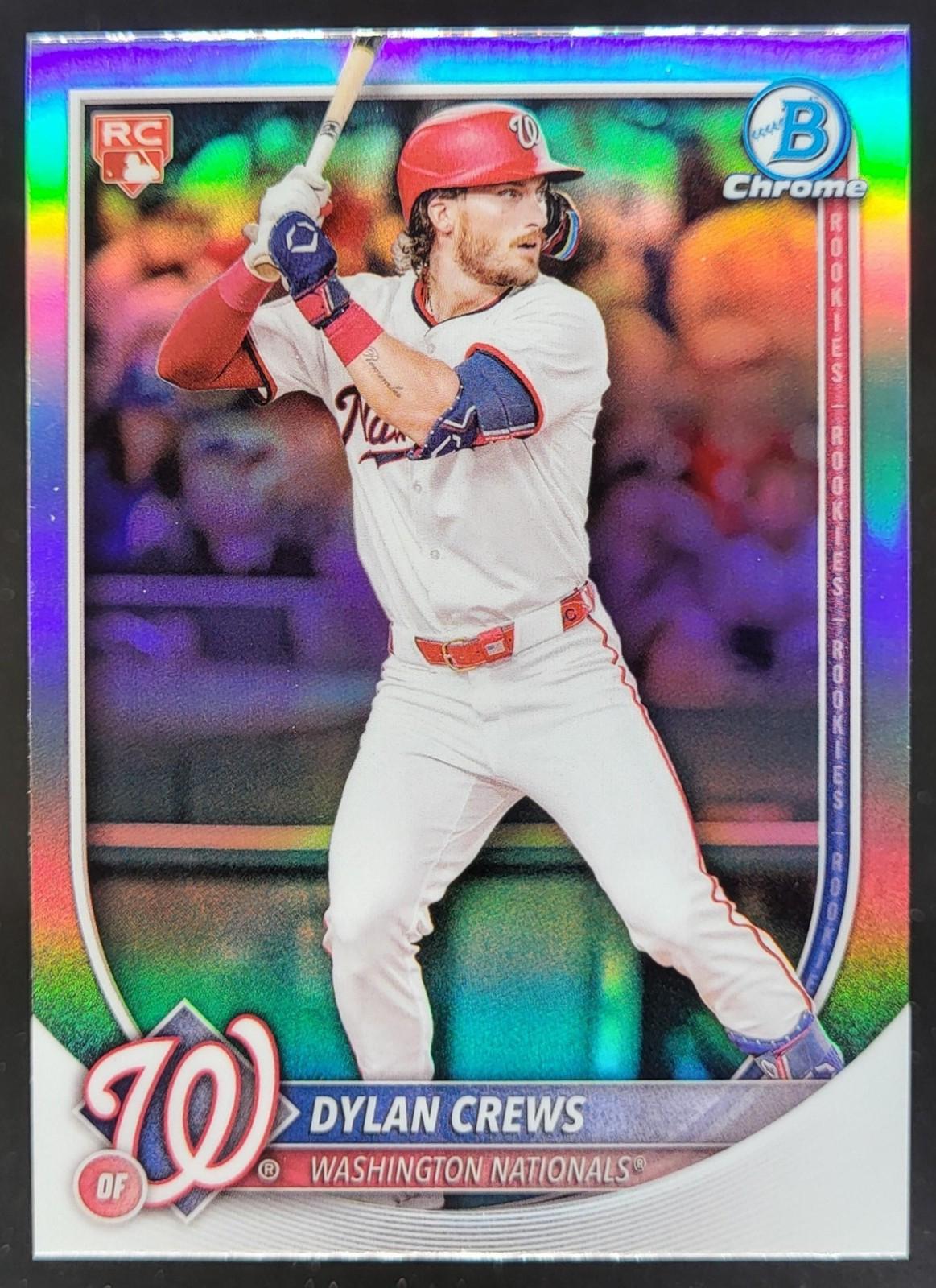 2025 Bowman Chrome Red Rookie Redemption Dylan Crews #42 card