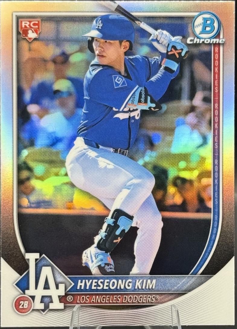 2025 Bowman Chrome Red Rookie Redemption Hyeseong Kim #2 card