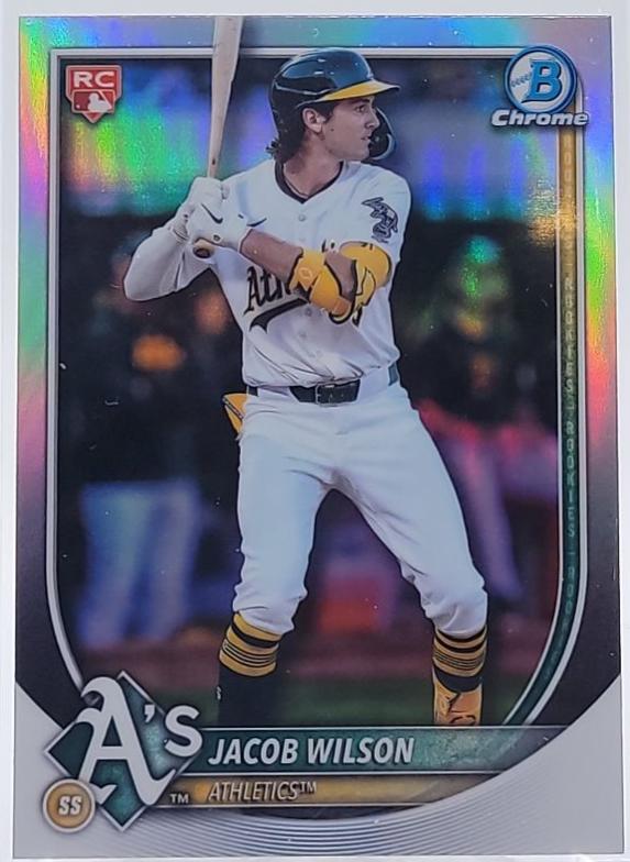 2025 Bowman Chrome Red Rookie Redemption Jacob Wilson #1 card
