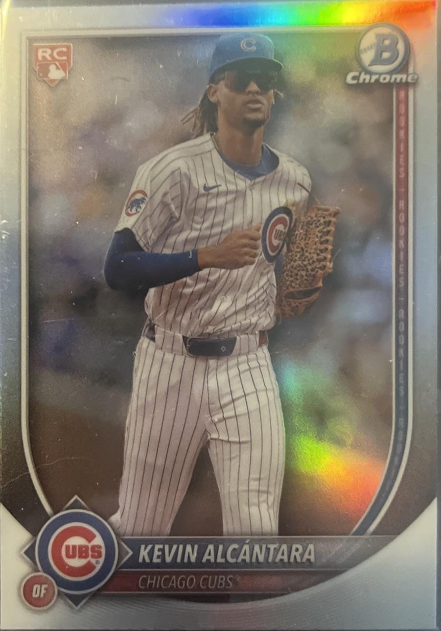 2025 Bowman Chrome Red Rookie Redemption Kevin Alcantara #44 card
