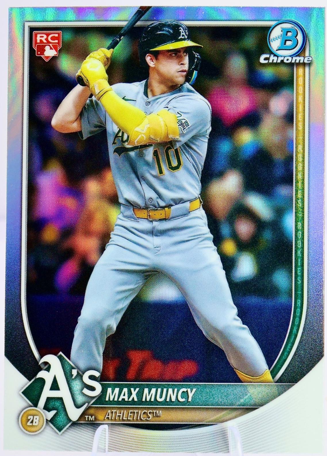 2025 Bowman Chrome Red Rookie Redemption Max Muncy #90 card