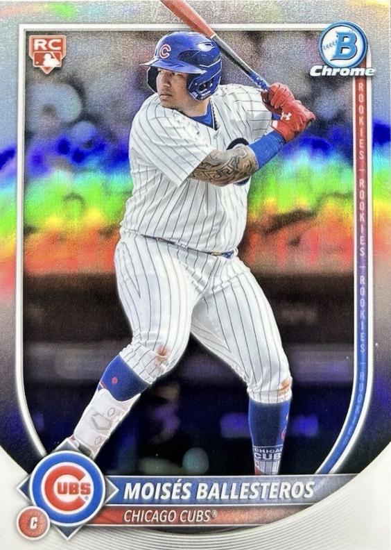 2025 Bowman Chrome Red Rookie Redemption Moises Ballesteros #42 card