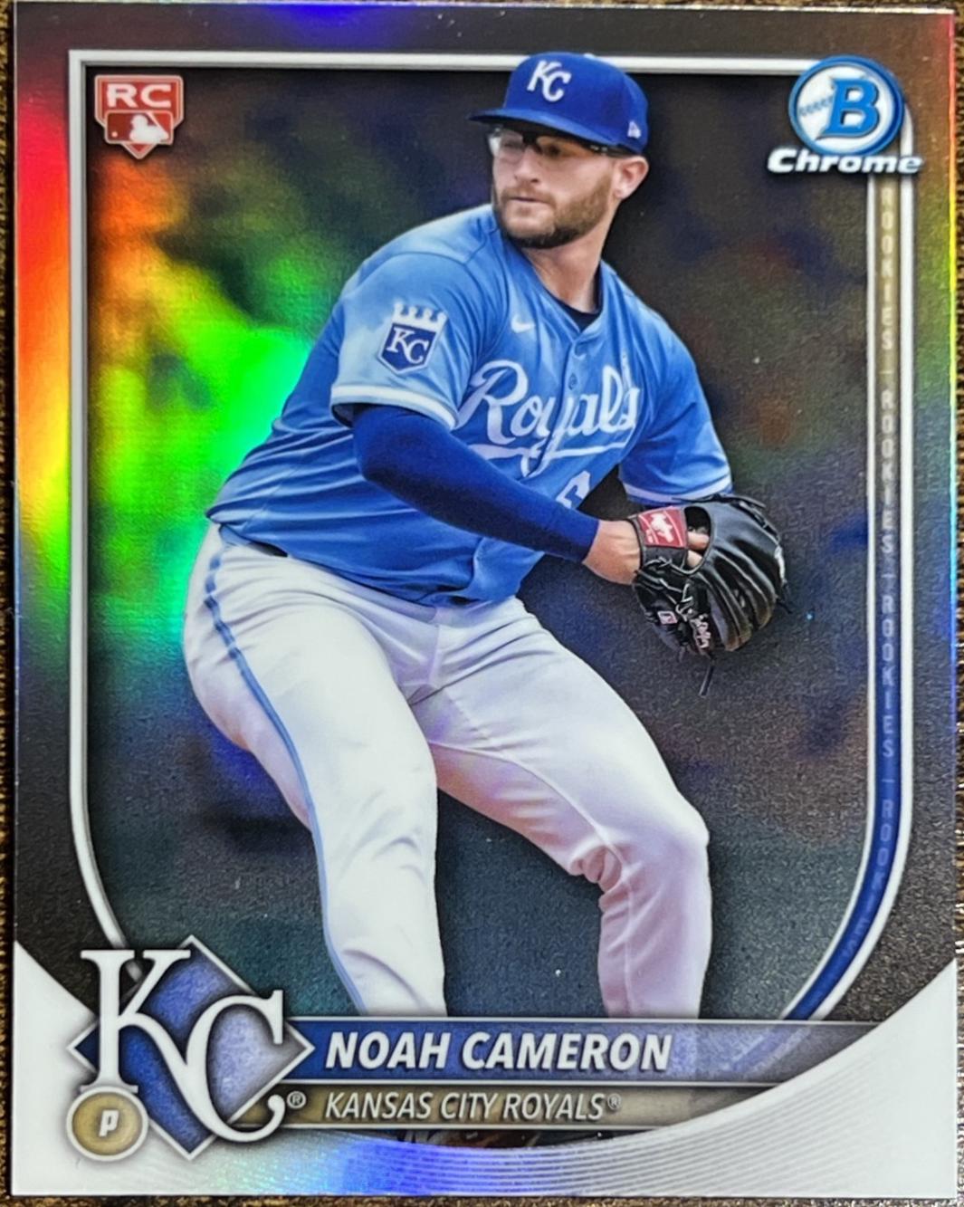 2025 Bowman Chrome Red Rookie Redemption Noah Cameron #67 card