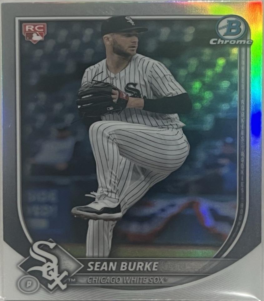 2025 Bowman Chrome Red Rookie Redemption Sean Burke #73 card