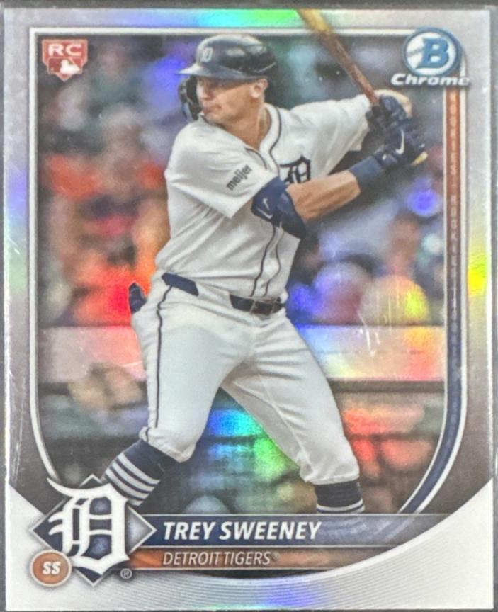 2025 Bowman Chrome Red Rookie Redemption Trey Sweeney #25 card
