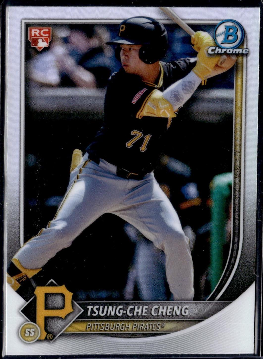 2025 Bowman Chrome Red Rookie Redemption Tsung-Che Cheng #86 card