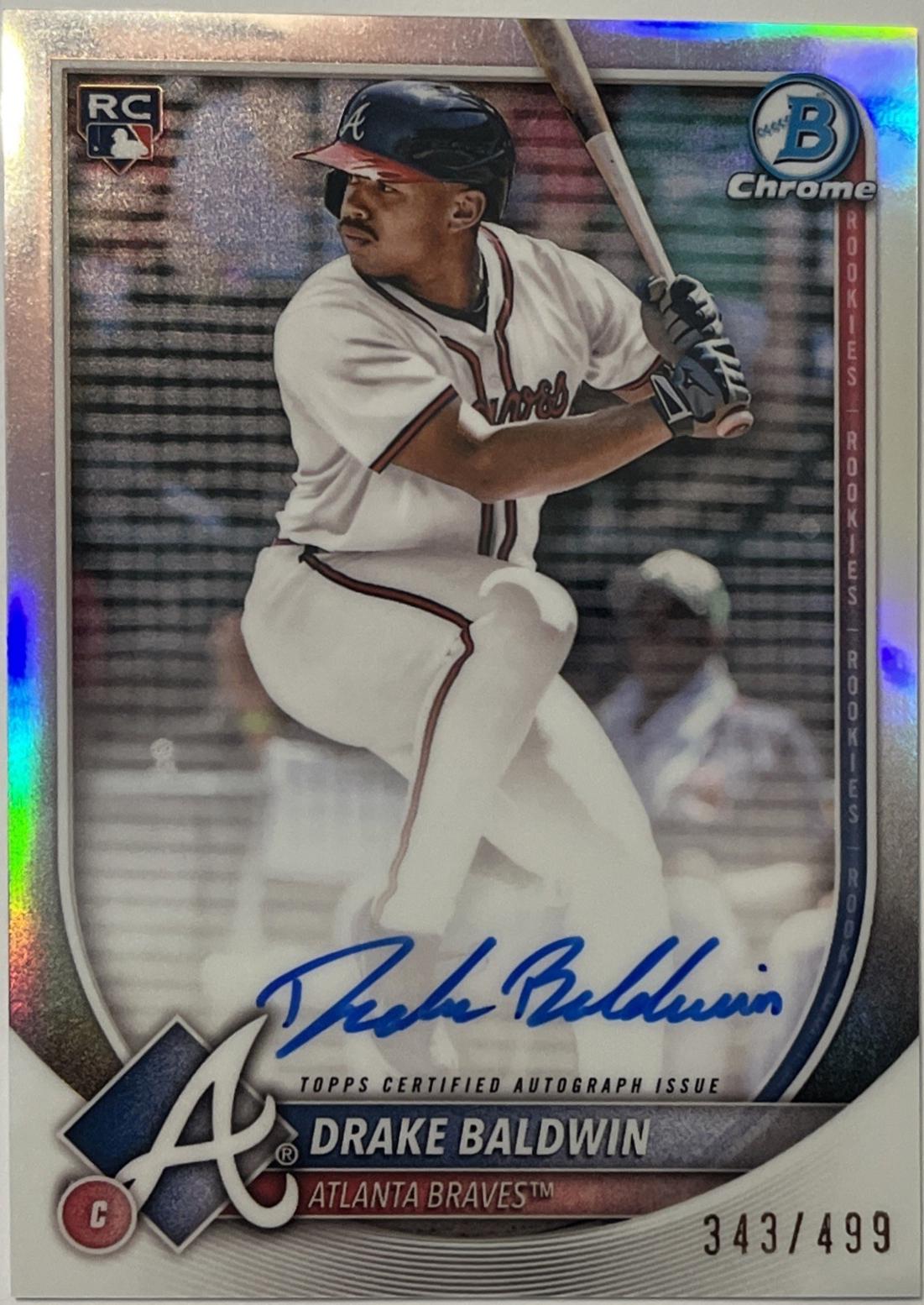 2025 Bowman Chrome Rookie Autograph Drake Baldwin [Refractor] #CRA-DB card