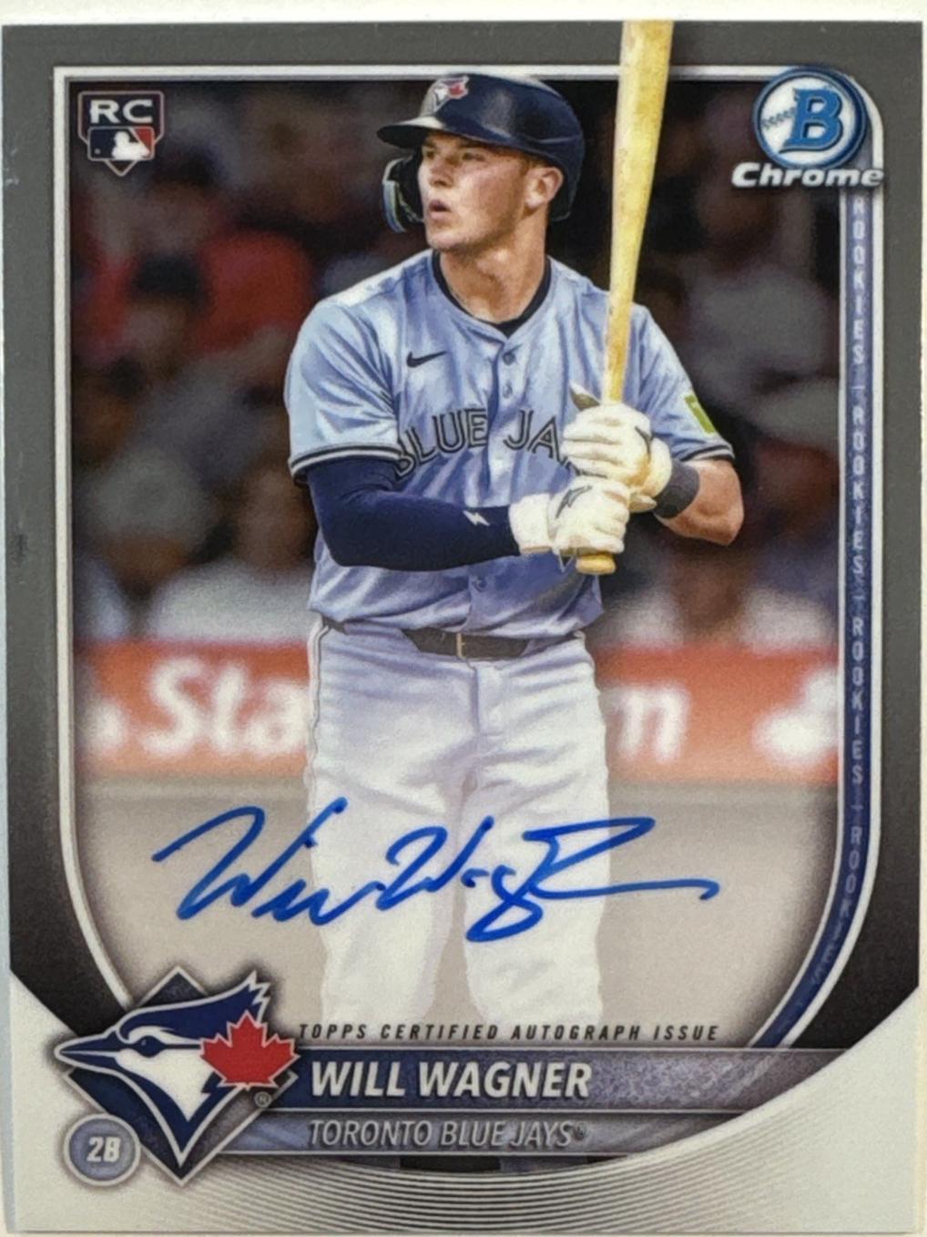 2025 Bowman Chrome Rookie Autograph Will Wagner #CRA-WW card