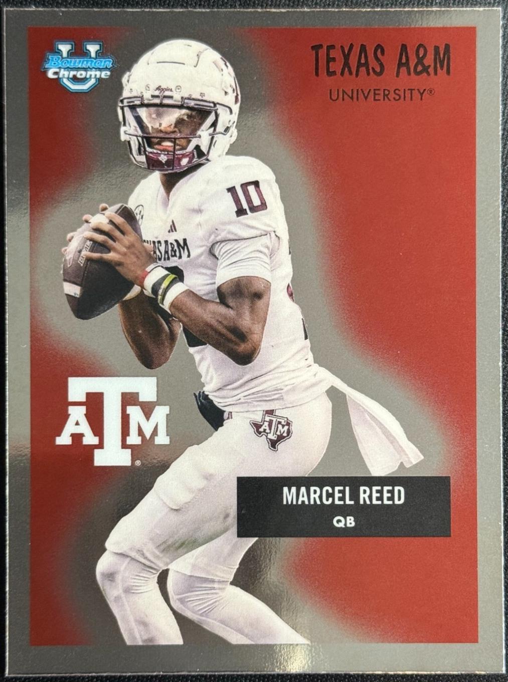2025 Bowman Chrome University 1955 Marcel Reed #55AV-2 card