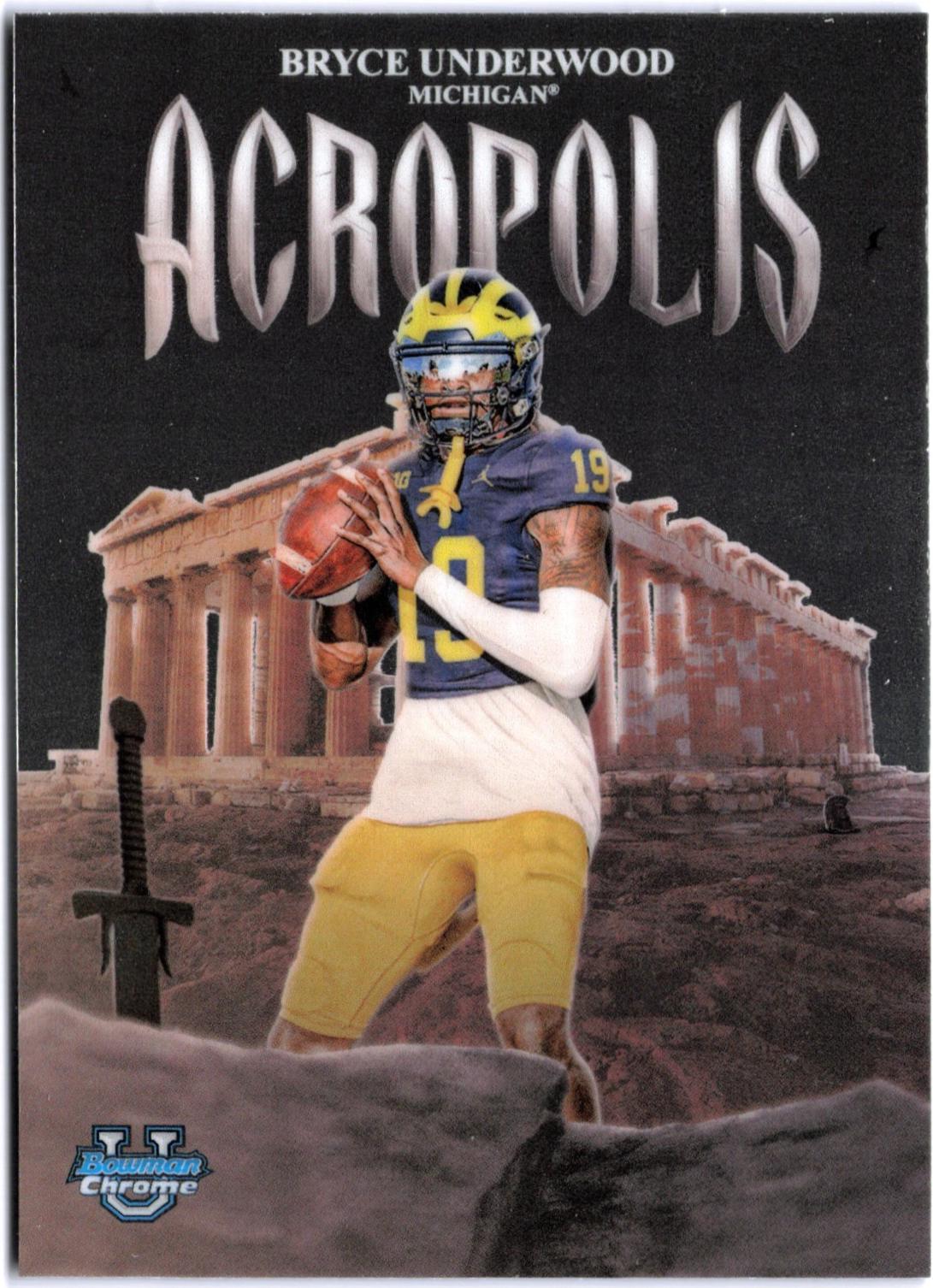 2025 Bowman Chrome University Acropolis Bryce Underwood #A-5 card