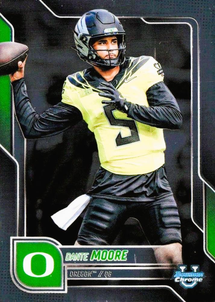 2025 Bowman Chrome University Dante Moore #137 card
