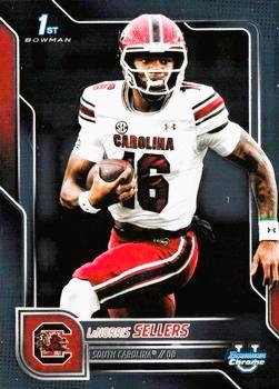 2025 Bowman Chrome University LaNorris Sellers #168 card
