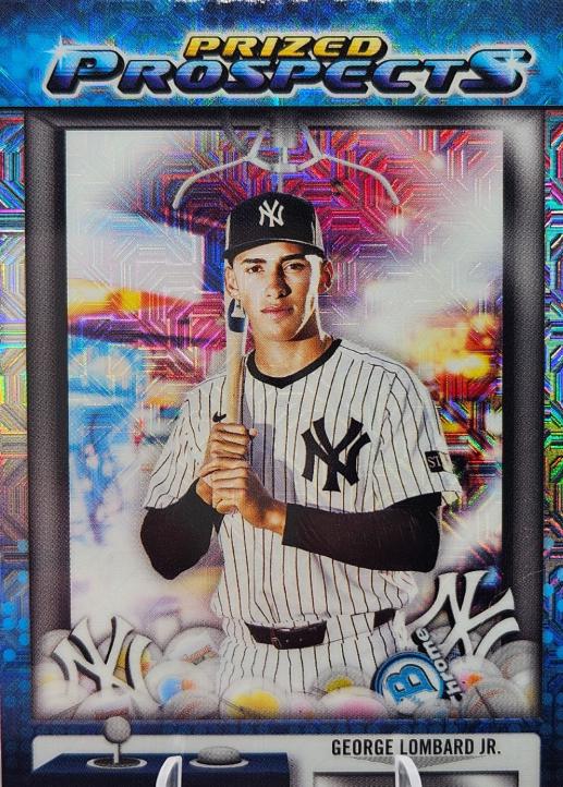 2025 Bowman Draft Prized Prospects George Lombard Jr. [Mojo] #PP-3 card