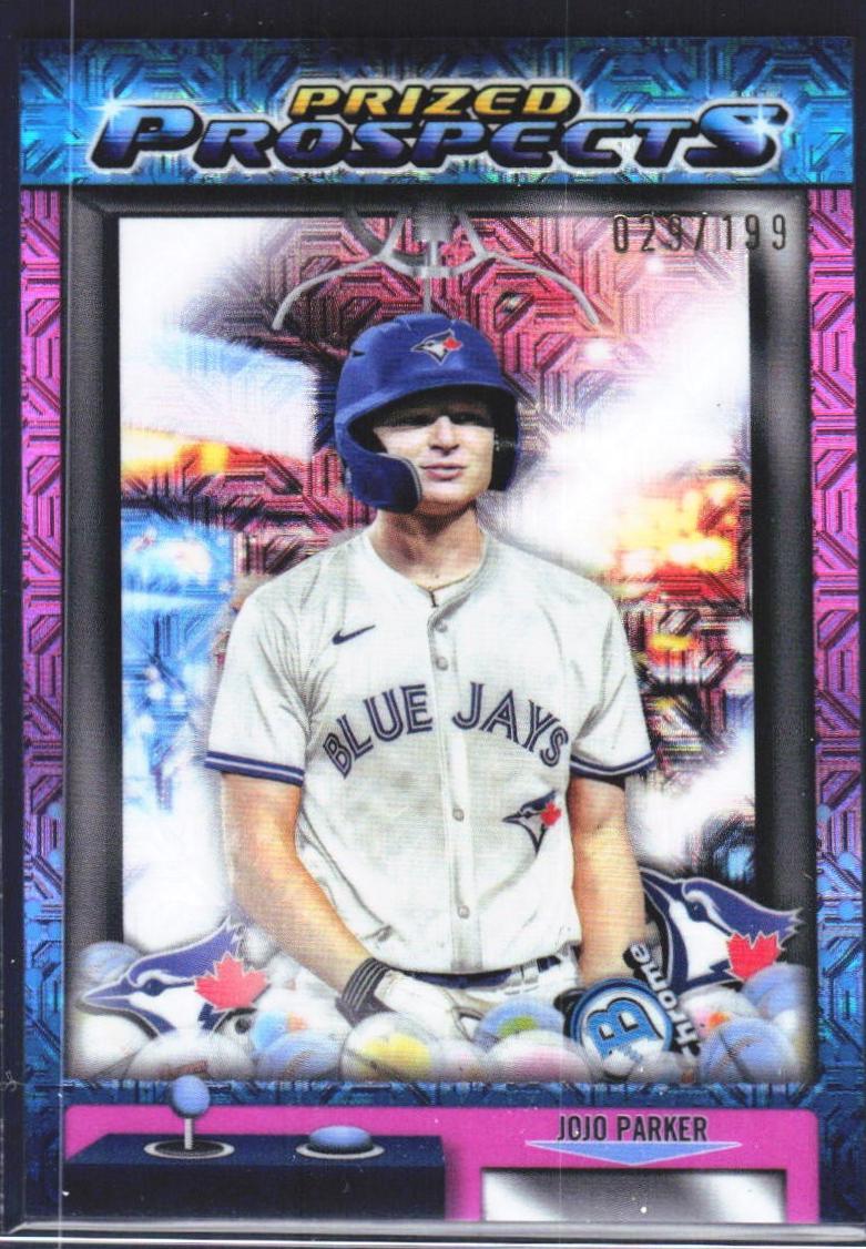 2025 Bowman Draft Prized Prospects JoJo Parker [Pink Mojo] #PP-9 card