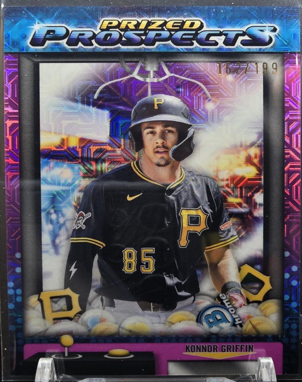 2025 Bowman Draft Prized Prospects Konnor Griffin [Pink Mojo] #PP-17 card