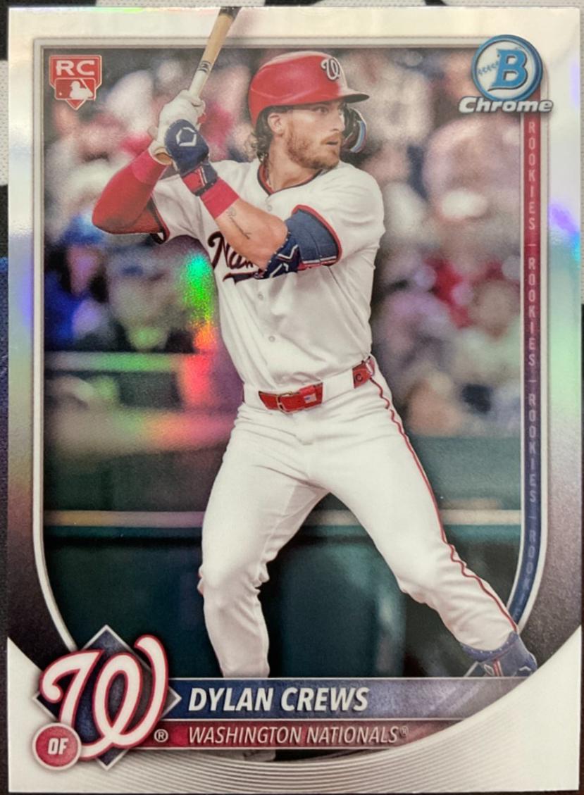 2025 Bowman Dylan Crews [Red Rookie Redemption] #42 card
