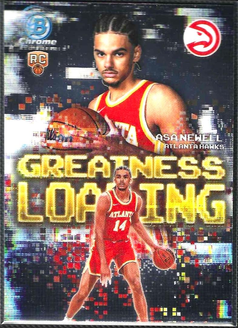 2025 Bowman Greatness Loading Asa Newell #GL-23 card