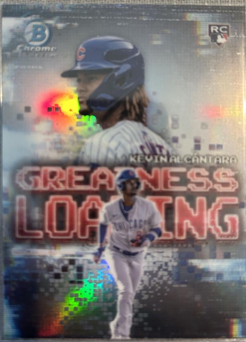 2025 Bowman Greatness Loading Kevin Alcantara #GL-3 card