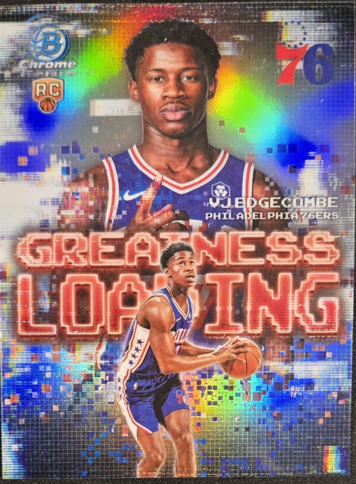 2025 Bowman Greatness Loading VJ Edgecombe [Refractor] #GL-3 card