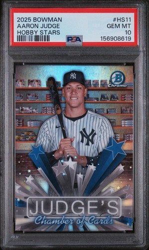 2025 Bowman Hobby Stars Aaron Judge #HS-11 card