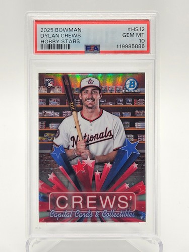 2025 Bowman Hobby Stars Dylan Crews #HS-12 card