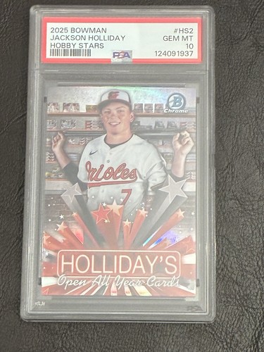 2025 Bowman Hobby Stars Jackson Holliday #HS-2 card