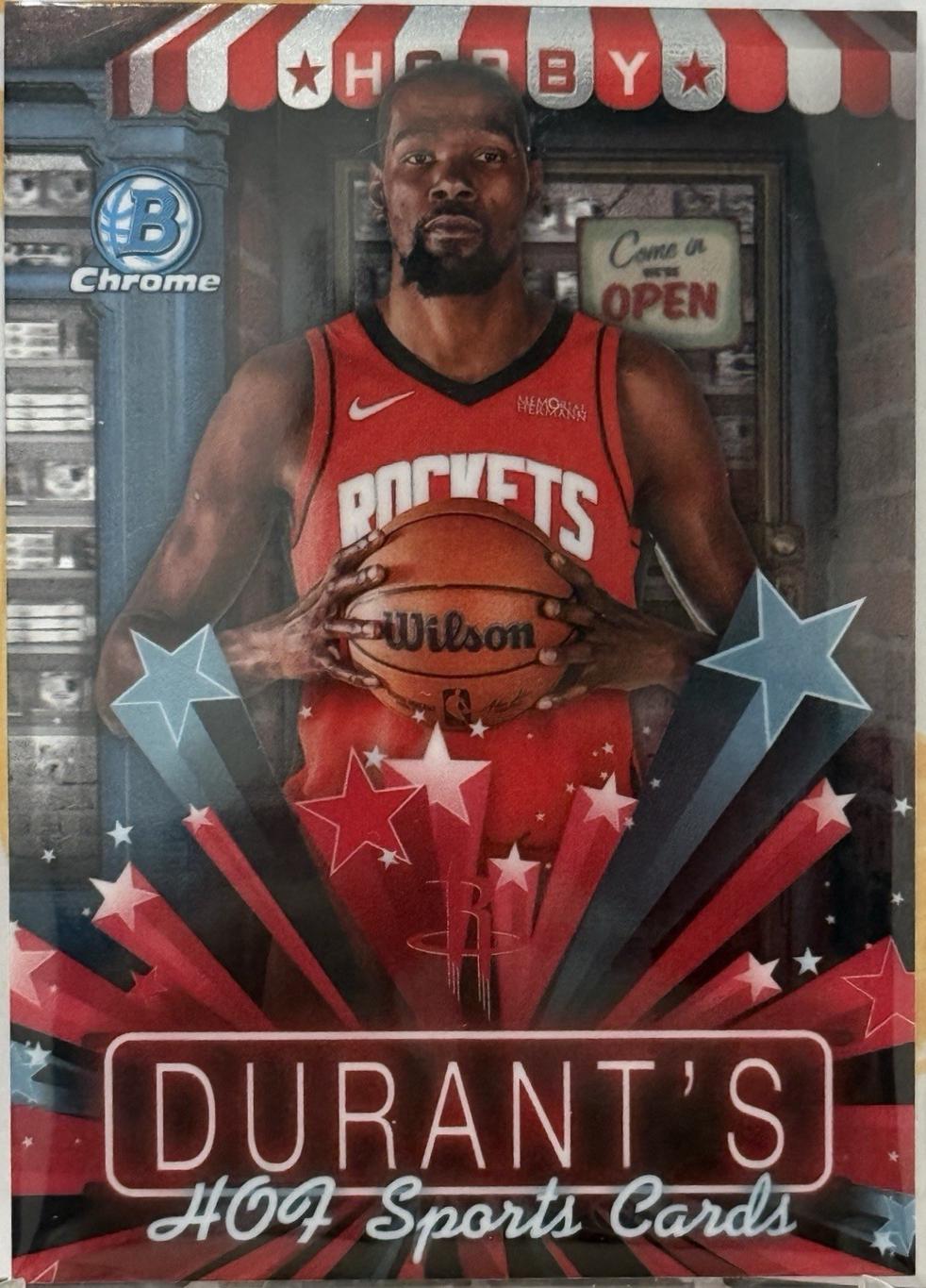 2025 Bowman Hobby Stars Kevin Durant #HS-12 card