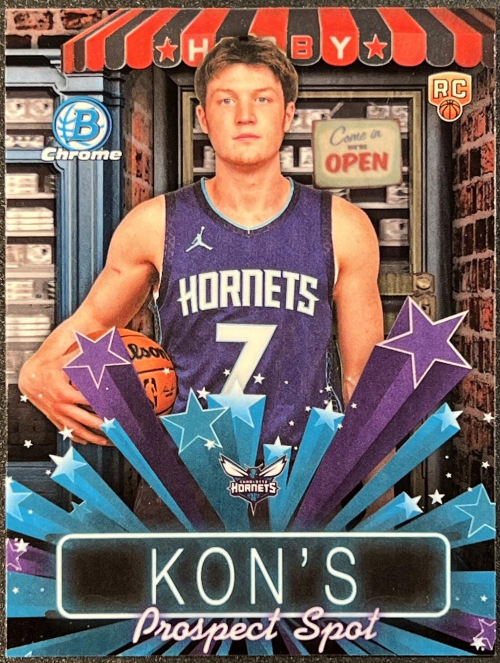 2025 Bowman Hobby Stars Kon Knueppel #HS-7 card