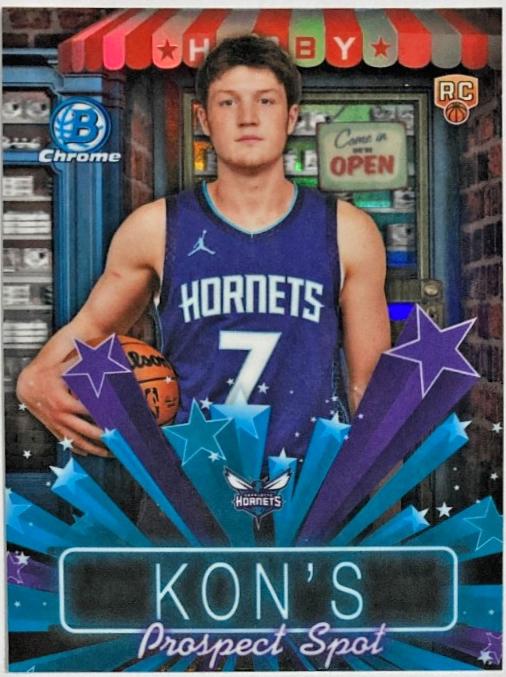2025 Bowman Hobby Stars Kon Knueppel [Refractor] #HS-7 card