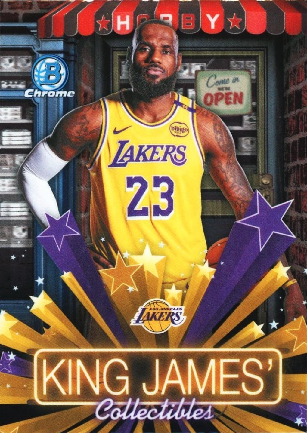 2025 Bowman Hobby Stars Lebron James #HS-13 card