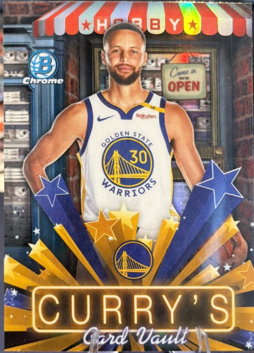 2025 Bowman Hobby Stars Stephen Curry [Refractor] #HS-2 card