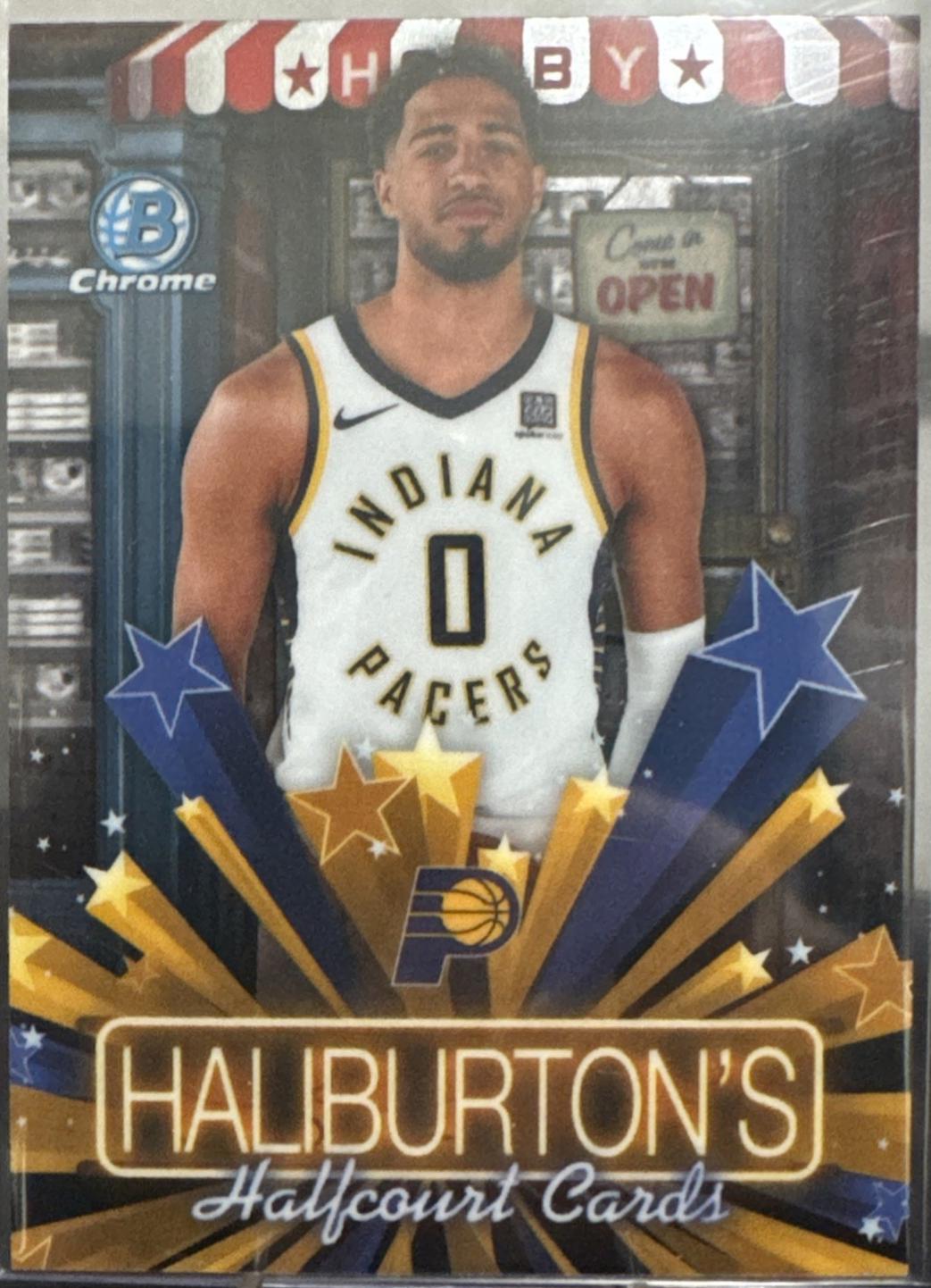 2025 Bowman Hobby Stars Tyrese Haliburton [Refractor] #HS-6 card