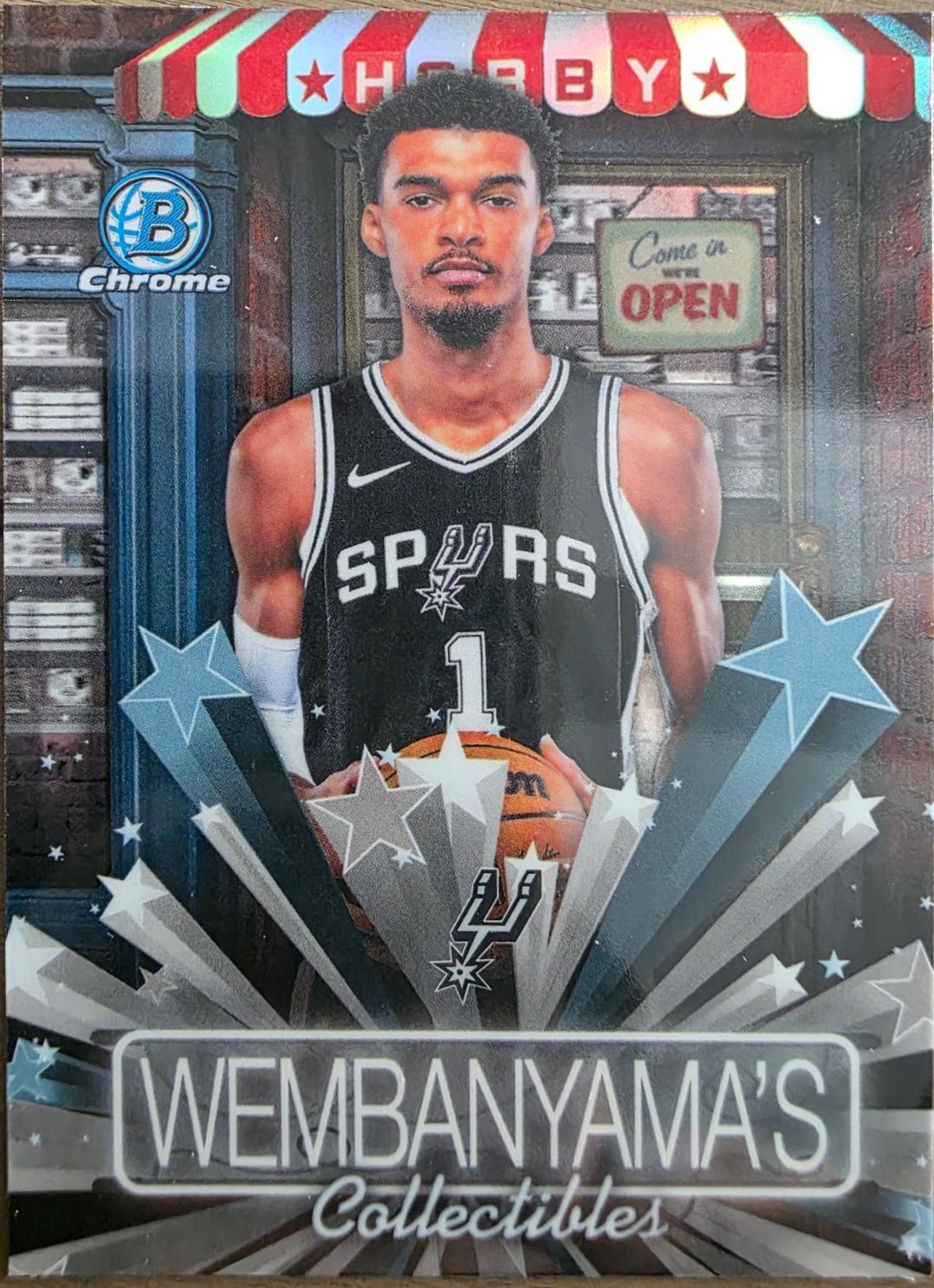 2025 Bowman Hobby Stars Victor Wembanyama [Refractor] #HS-15 card